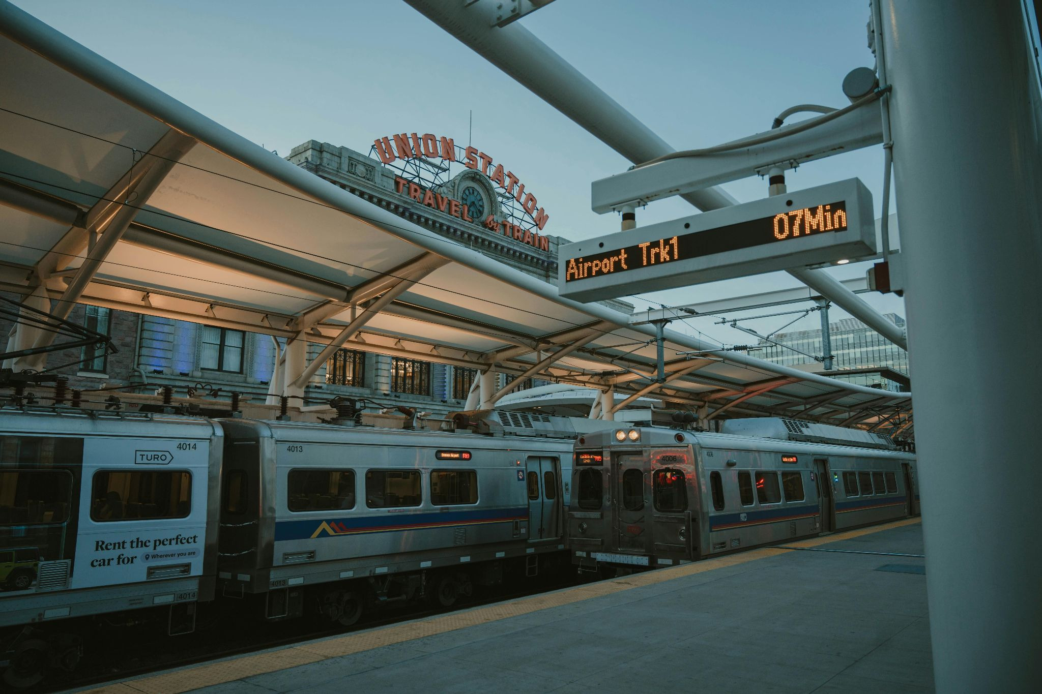 Denver Light Rail Station